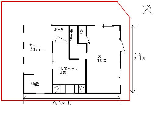 1階平面図